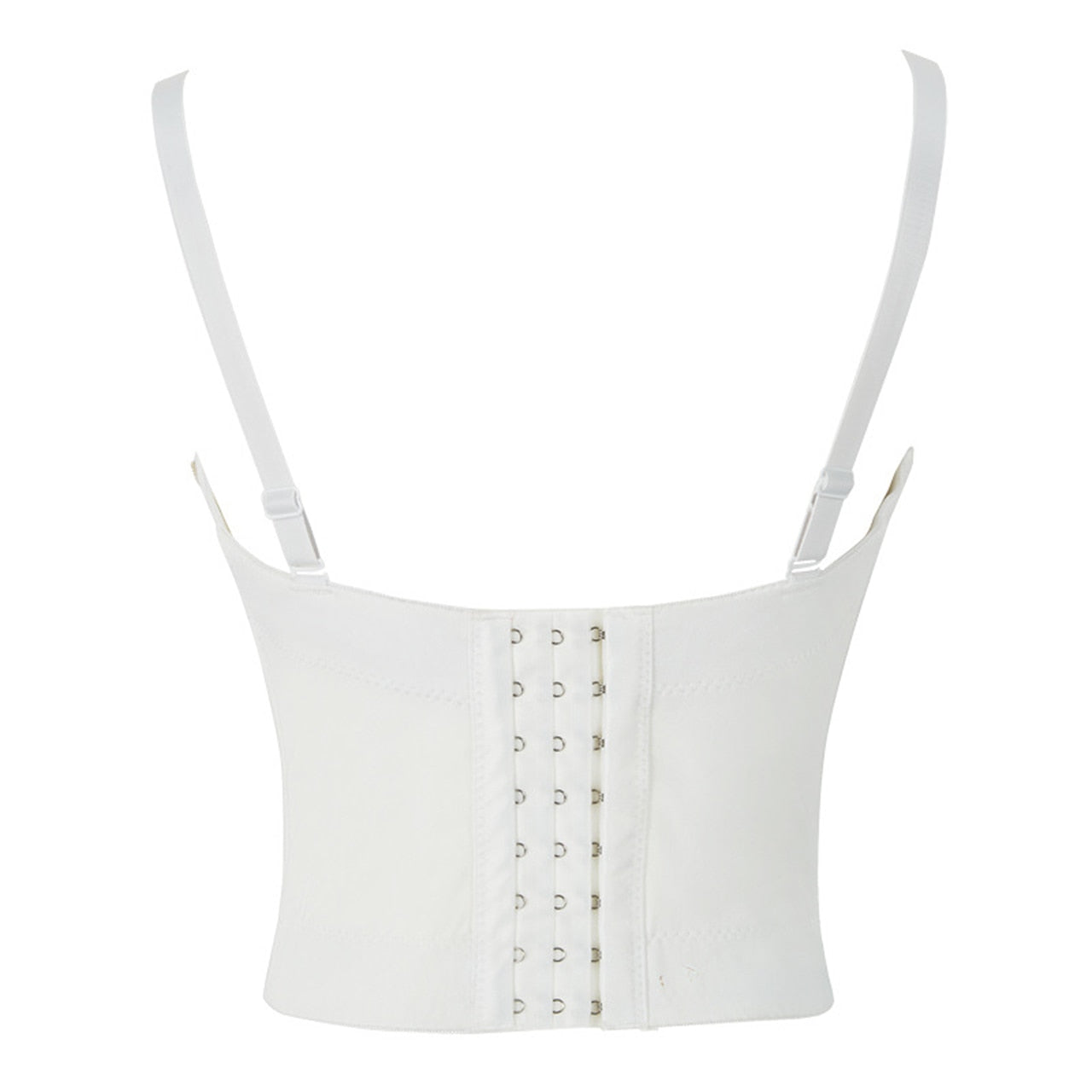 SXTHAENOO Gorgeous Rhinestone Pearl Pearl Corset Lingerie Wedding Bra Women Bra Cropped Camisole