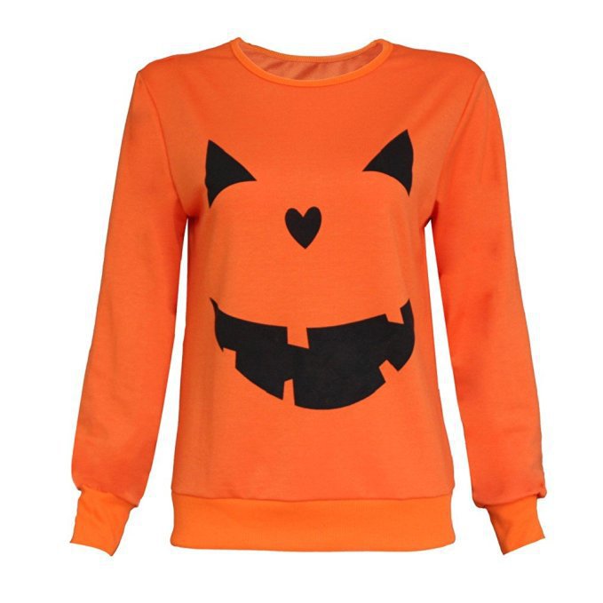 Halloween Party Pumpkin Sweater orange