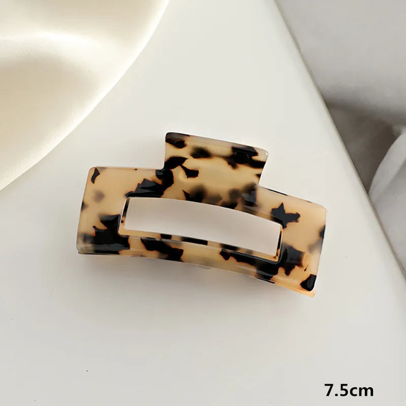 Kshmir New style exaggerated large beads acrylic hair clip large make-up hair styling hairpin female hair pearl hair accessories 11