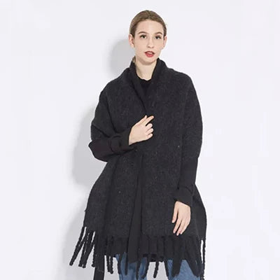 Winter Plaid Vintage Scarf Women Men Preppy Scarves Warm Pashmina Foulard Bufanda Male Mujer Thick Wrap Shawl 14 one size CN | >8Y