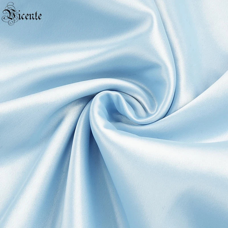 Sling Dress Sexy Starfish Pattern Diamond Design Split Fork Sleeveless Square Neck Strap Satin Grace Dinner Party Long Dress