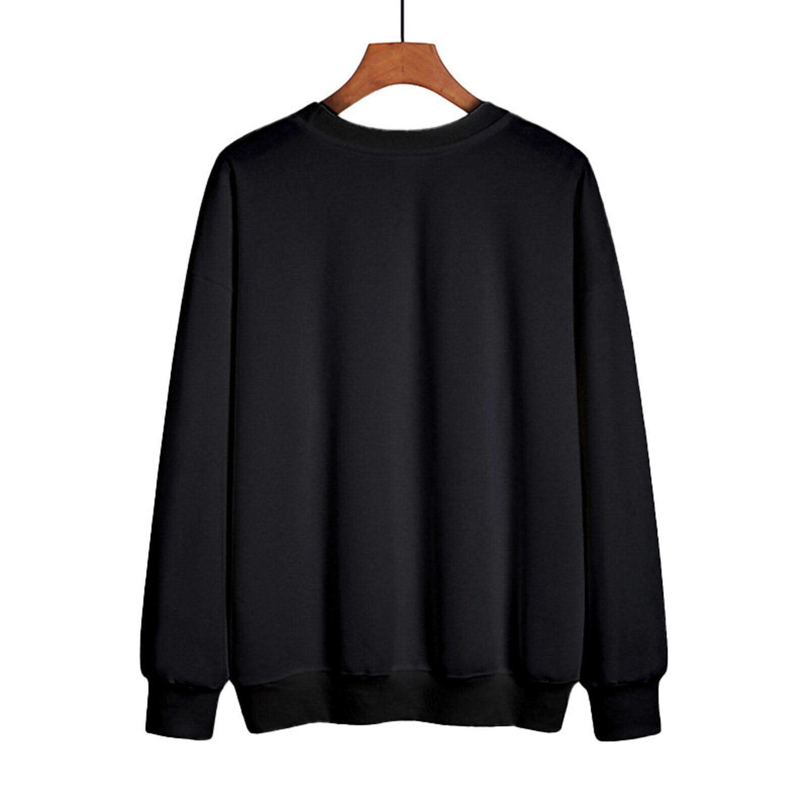 Hello Fall Women's Halloween Sweater Loose Fit Casual Pullover Top Sweater with Front Zipper