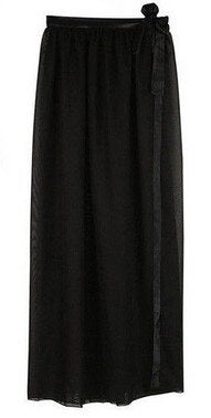 Summer Sexy Bikini Cover Up Swimwear Sheer Beach Maxi Wrap Bandage Split Skirt Sarong Pareo Casual Cover-up Beachwear Black One Size