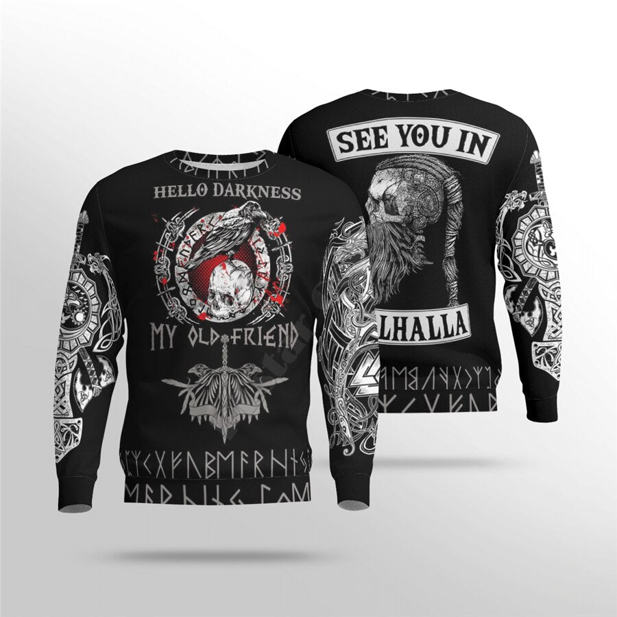 Tattoo My Old Friends 3D Printed Hoodies zipper hoodie women For men Halloween Pullover Christmas Sweatshirts Cosplay Costume