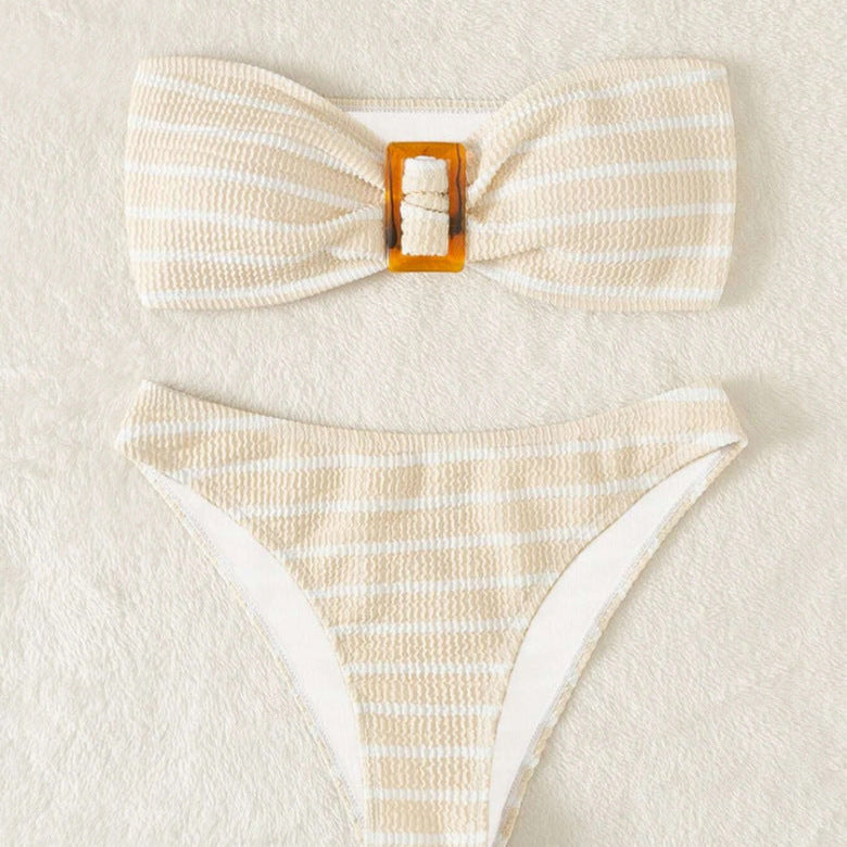 High Waist Split Bikini Women's Swimwear