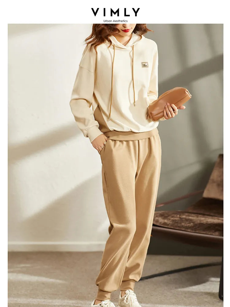 Hoodies Tracksuit Sweatsuit for Women 2024 Autumn Outfits New In Matching Sets Two Piece Sweat Pant Sets Sports Suits