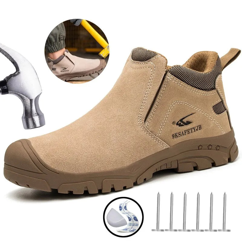Insulation 6kv Welding Shoes Men Work Boots Safety Shoes Puncture-Proof Spark Proof Indestructible Shoes Industrial