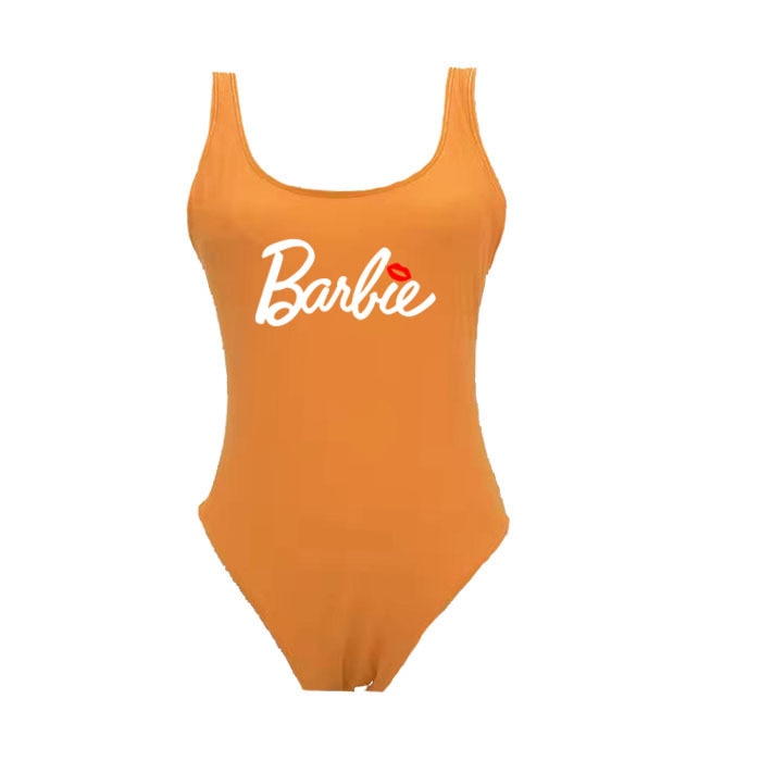 Kawaii Summer Girl Barbie Swimsuit Anime Cartoon Ladies Sexy Slim Beach Bikini Women Suspenders Vest Jumpsuit Bathing Suits Gift jubai
