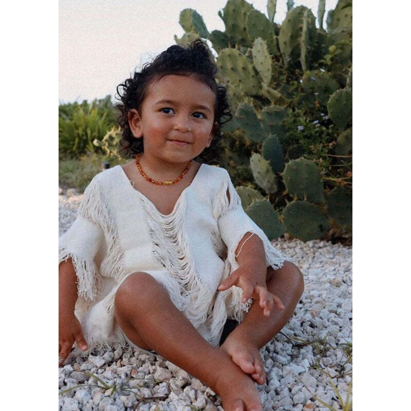 Knitted Beach Bikini Cover Ups Sleeveless Tassel Solid Cloak Dress - Summer Holiday Sexy Hollow Out Beach Bathing Vestidos