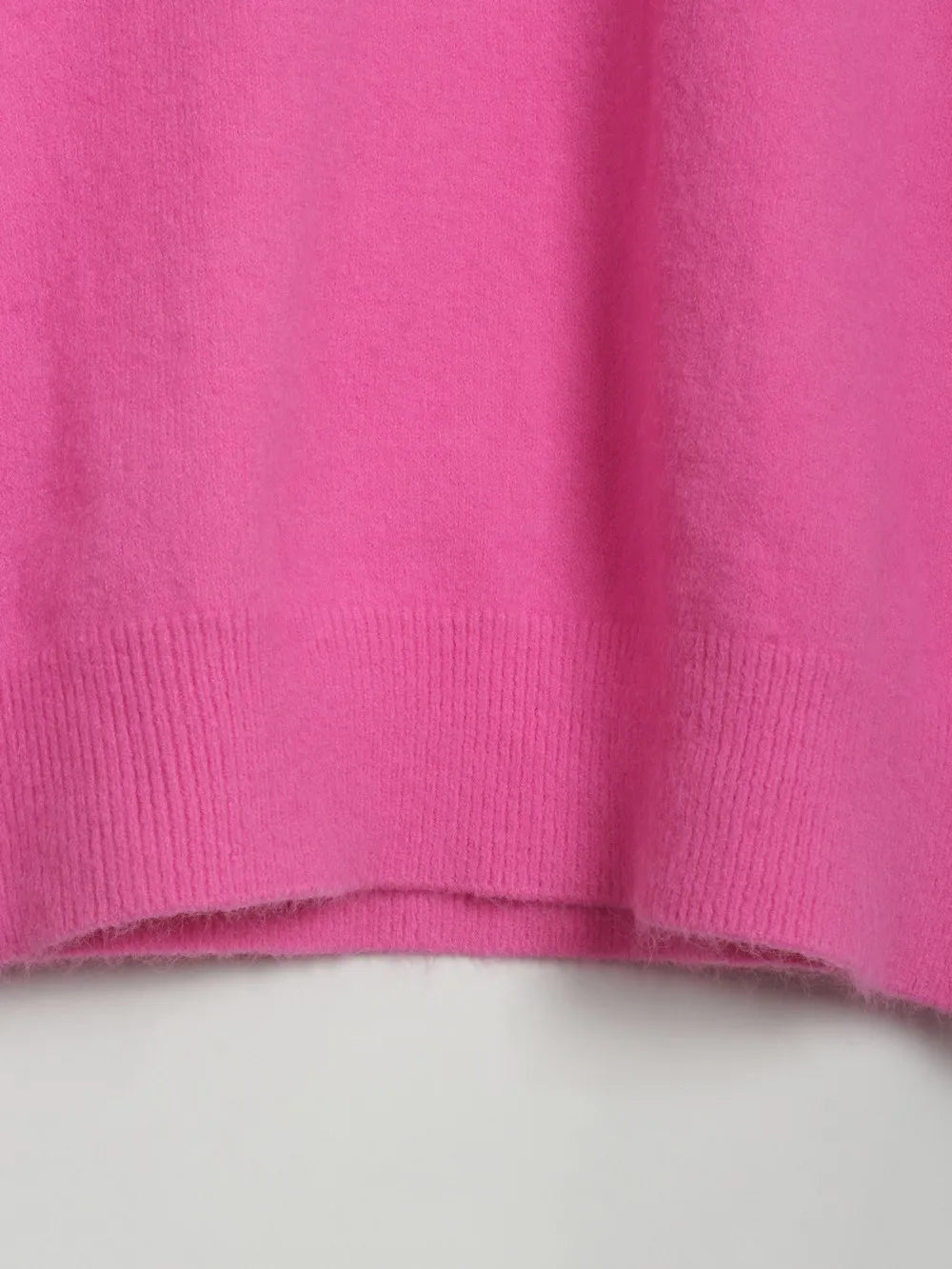 Loose Sweater V-Neck Women Lantern Full Sleeve Solid Knitted Pullover Casual Autumn Winter Knitwear Top