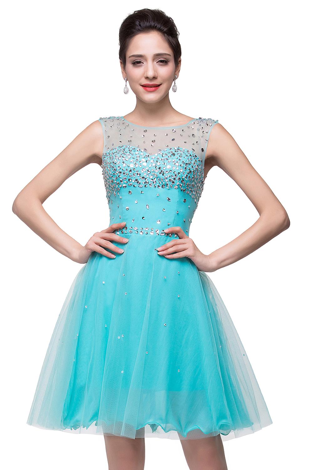 Luxury Elegant Short Homecoming Dresses Vestidos De Fiesta Crystal Formal Party Gowns Vestido De Formatura