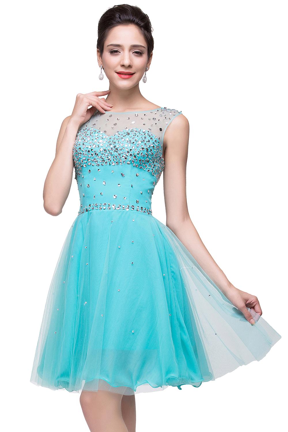 Luxury Elegant Short Homecoming Dresses Vestidos De Fiesta Crystal Formal Party Gowns Vestido De Formatura