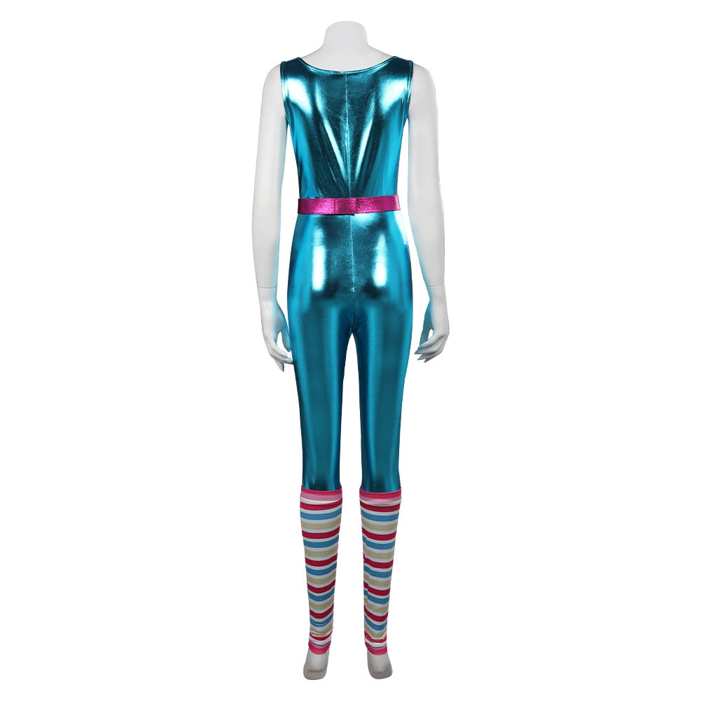 Margot Barbie Cosplay Jumsuit Costume Bodysuit Belt Women Fantasia Roleplay Outfit Halloween Carnival Party Disguise Suit