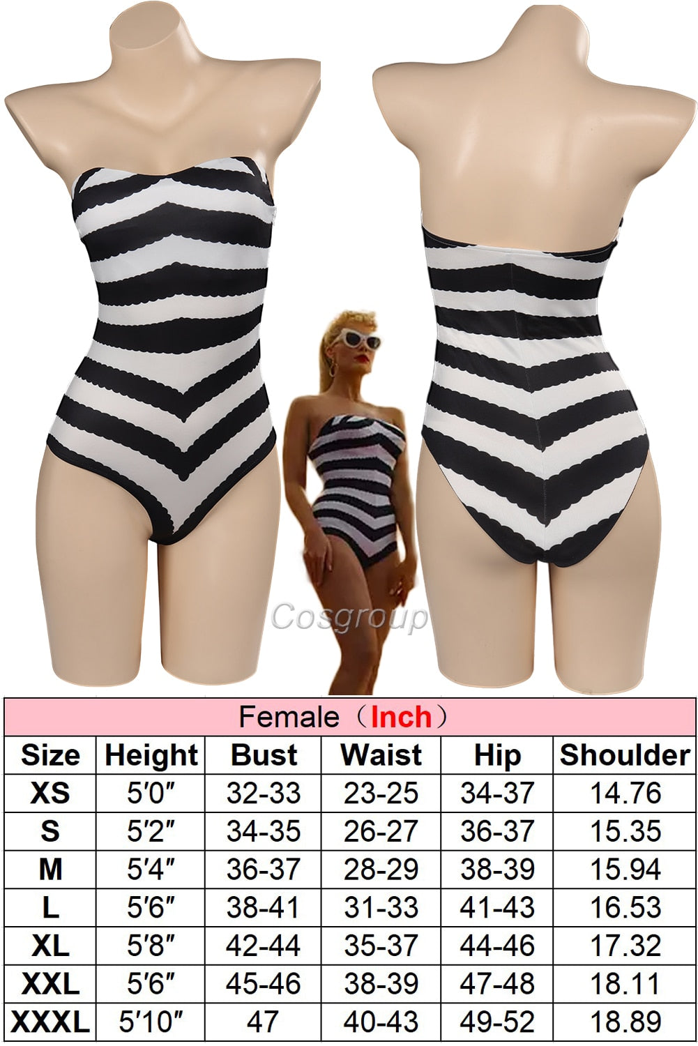 Margot Cosplay Kawaii Pink Plaid Dress Women Costume 2024 Movie Barbei Roleplay Fantasia Halloween Party Clothes For Disguise Style D