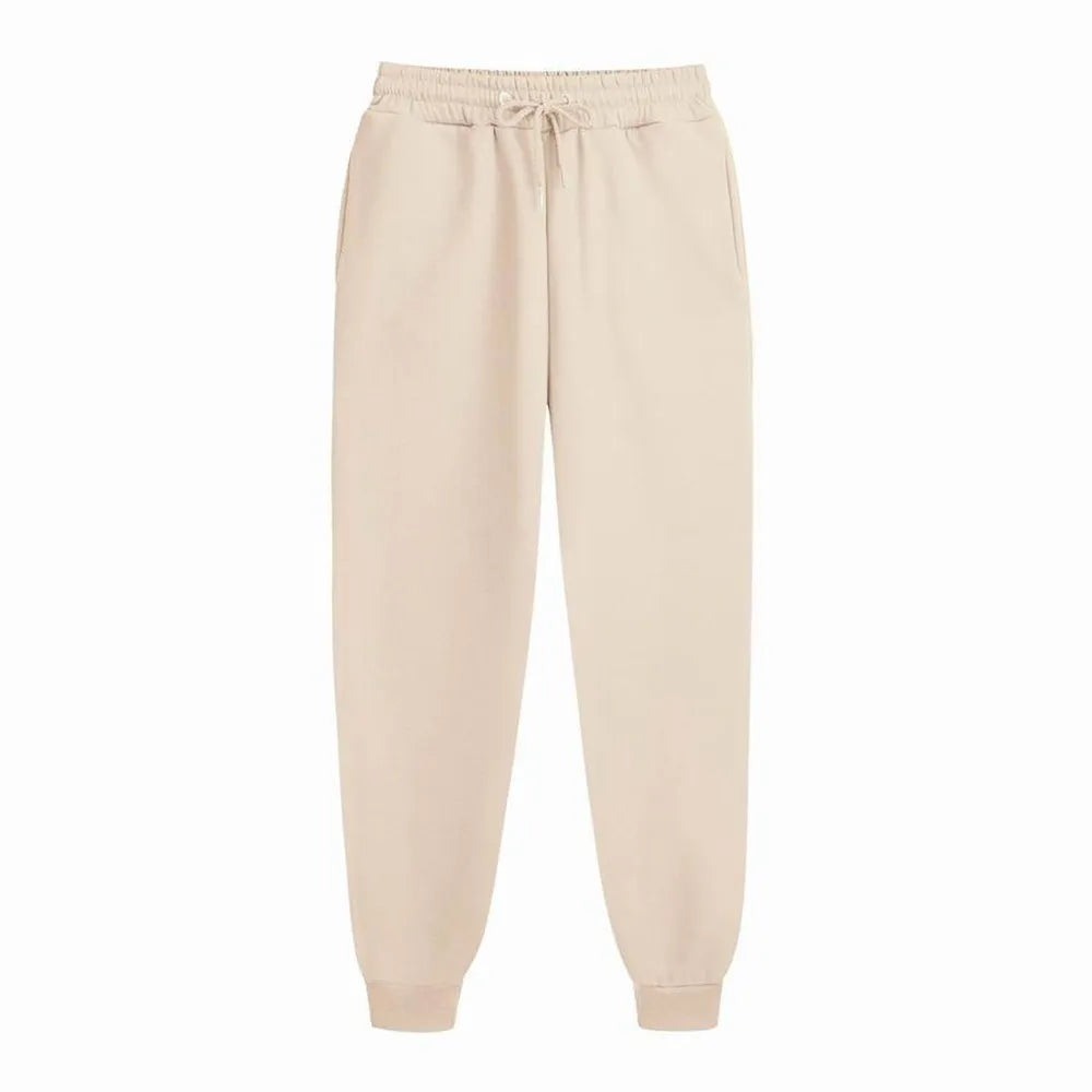 Men Casual Sports Pants Running Workout Jogging Long Pants Gym Sport Trousers for Men Jogger Sweatpants Khaki