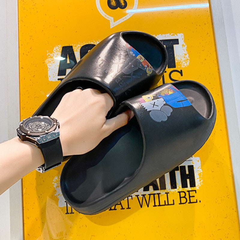 Men Women Slippers Orginal Sandals Women Beach Casual Shoes EVA Slides Original Men Flip-flops Summer 2024 Summer Sandal Men's AMAIO