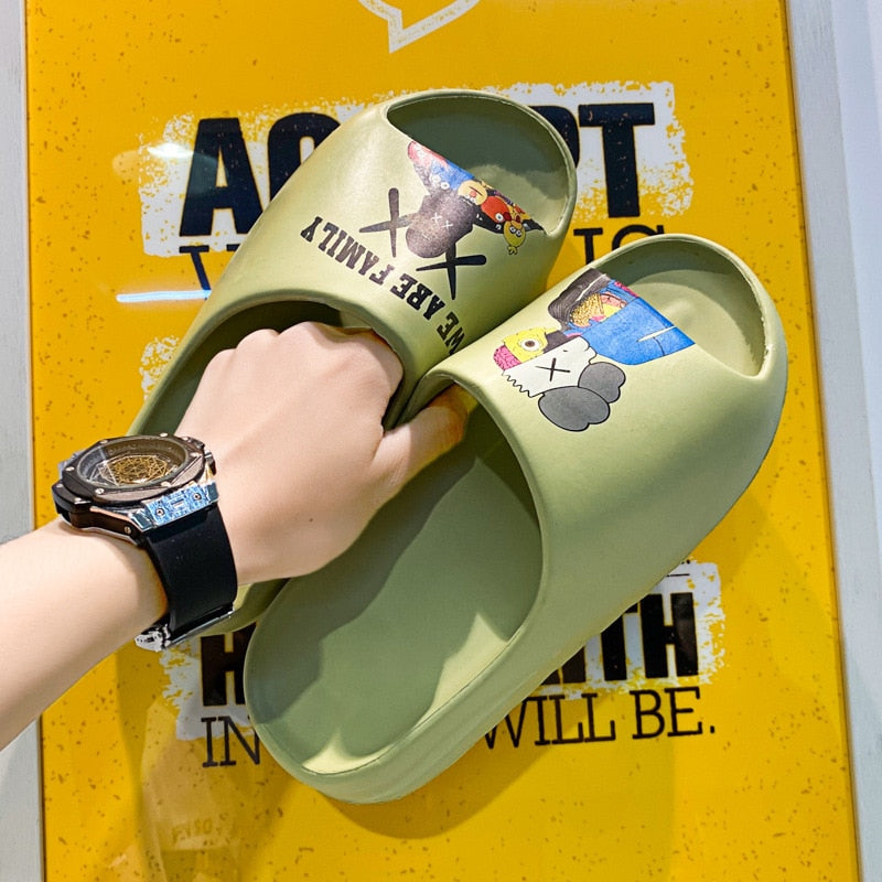 Men Women Slippers Orginal Sandals Women Beach Casual Shoes EVA Slides Original Men Flip-flops Summer 2024 Summer Sandal Men's AMAIO