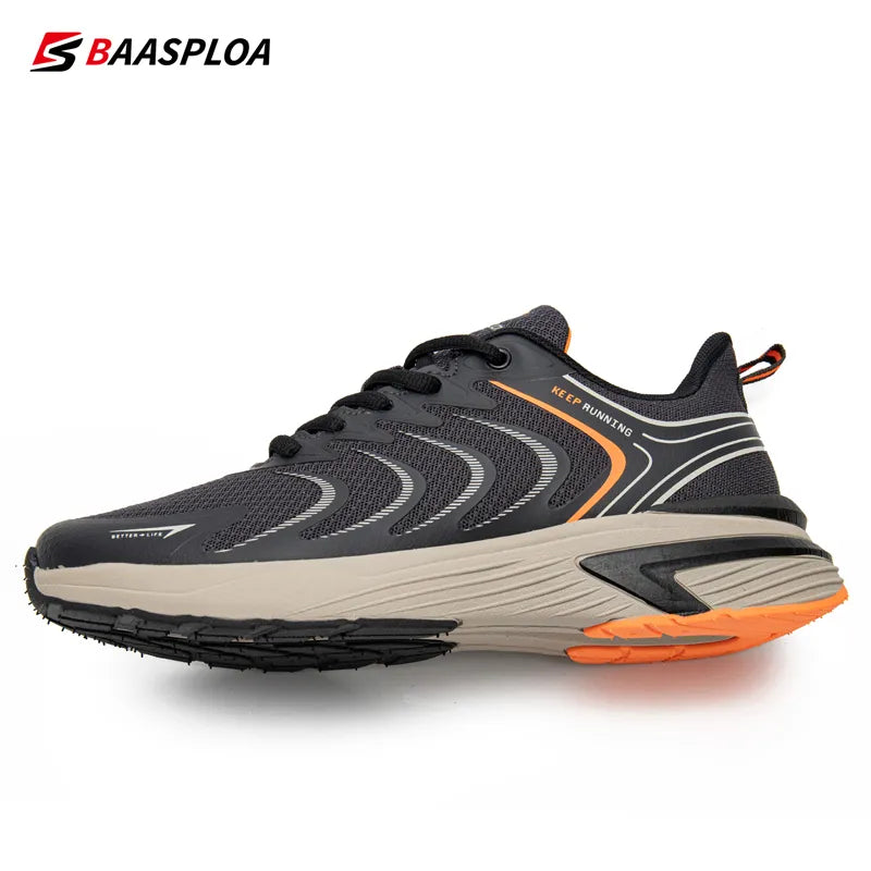 Men's Running Shoes Baasploa Lightweight Walking Shoe Mesh Breathable Fashion Male Outdoor Sports Sneakers Spring Tennis