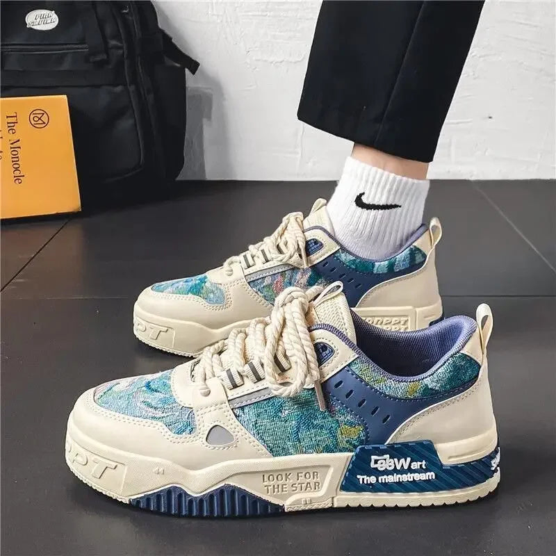 Men's Summer Casual Running Shoes New Men's Sneakers Fashion Designer Platform Shoes Outdoor Tennis Training Shoes for Men
