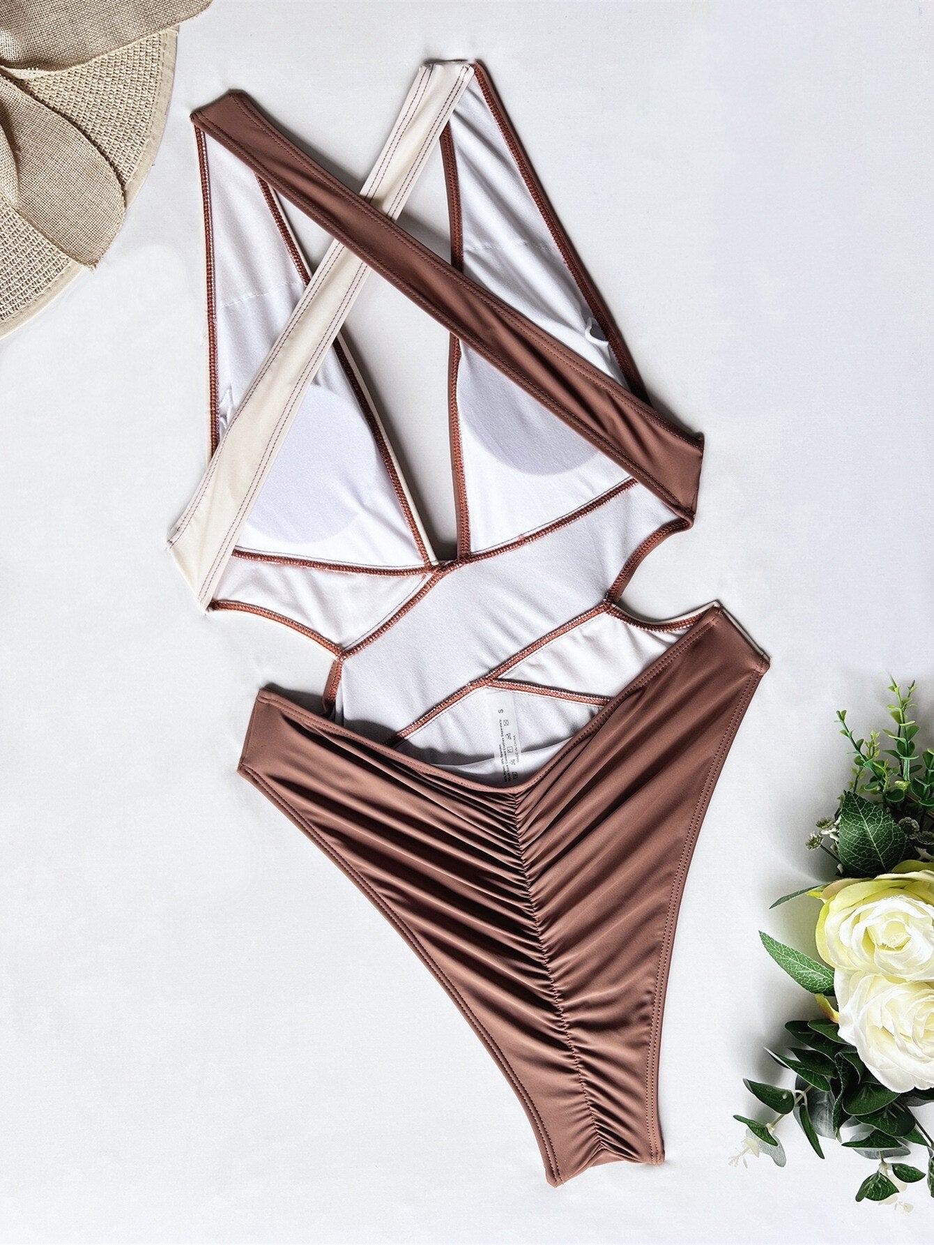 Monokini Cut-out One Piece Swimsuit