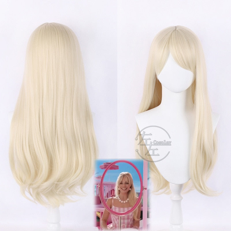 Movie Barbie Princess Cosplay Margot Robbie Barbie Ken Costume for Women Adult Halloween Carnival Party Role Play Clothes Disguise