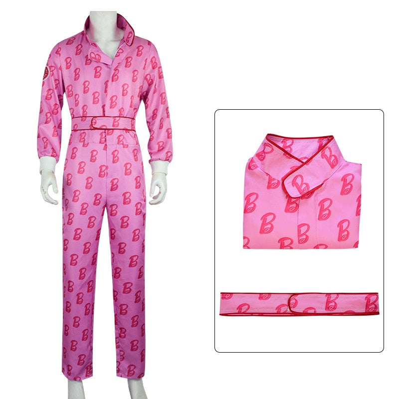 Movie Barbie Princess Cosplay Margot Robbie Barbie Ken Costume for Women Adult Halloween Carnival Party Role Play Clothes Disguise multi