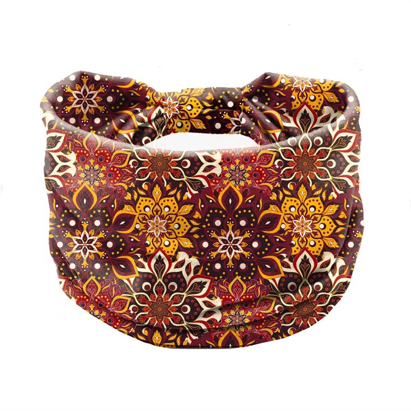 New Fruit Print Wide Headwrap Headbands for Women Boho Knoted Elastic Beach Hair Bands Girls Hair Accessories Turban Bandage 14
