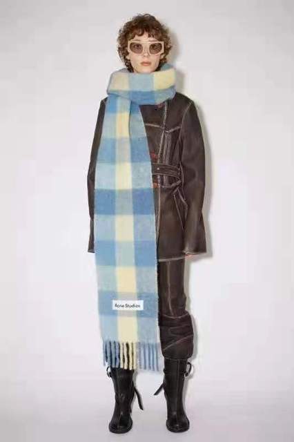 New Scarf Autumn and Winter Multicolor Thickened Plaid Scarf The Same Length Warm Shawl For Men and Women Scarves 9