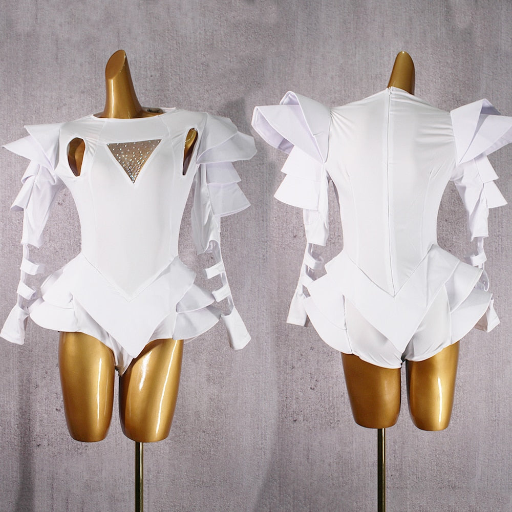 New Stage Costumes Women Nightclub Rhinestone Jumpsuit GOGO Dance Bodysuit DJ Leading Dance Rave Clothes Singer Stage Wear BL20