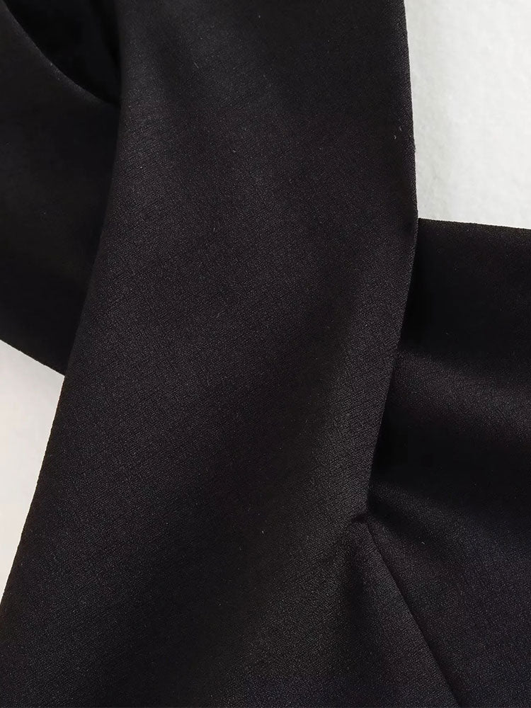 Nlzgmsj TRAF Woman 2 Pieces Midi Skirts Sets 2024 Summer Women Suit Tops Embroider Skirts Set Womens Outfits