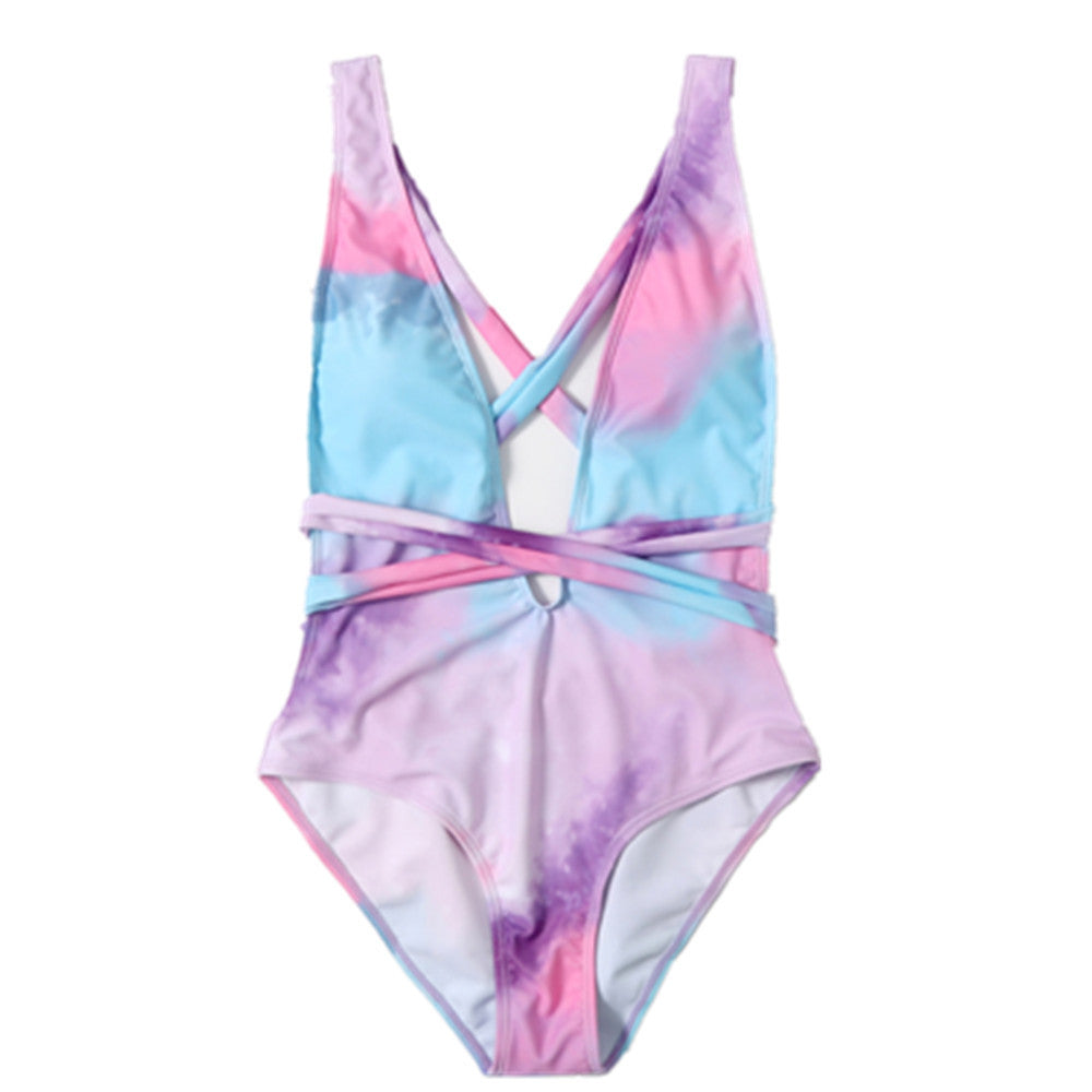 One-Piece Bikini Swimsuit Sexy Multicolor Ladies Swimwear