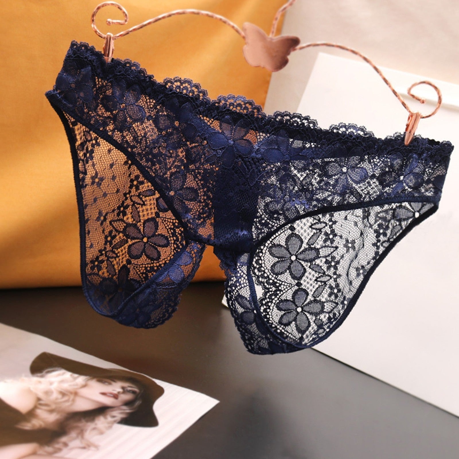 Open Crotch Underwear Panties With Bow