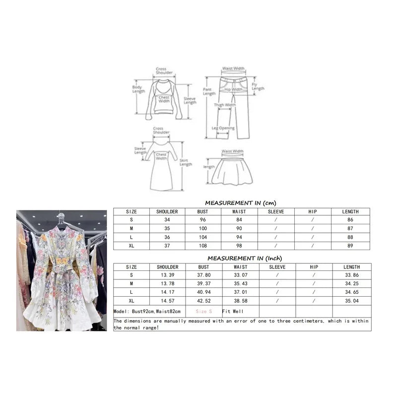 Women's Dress Floral Linen Elegant Short Dresses Casual Vacation Beach Party Dresses Woman Clothing Summer Skirt