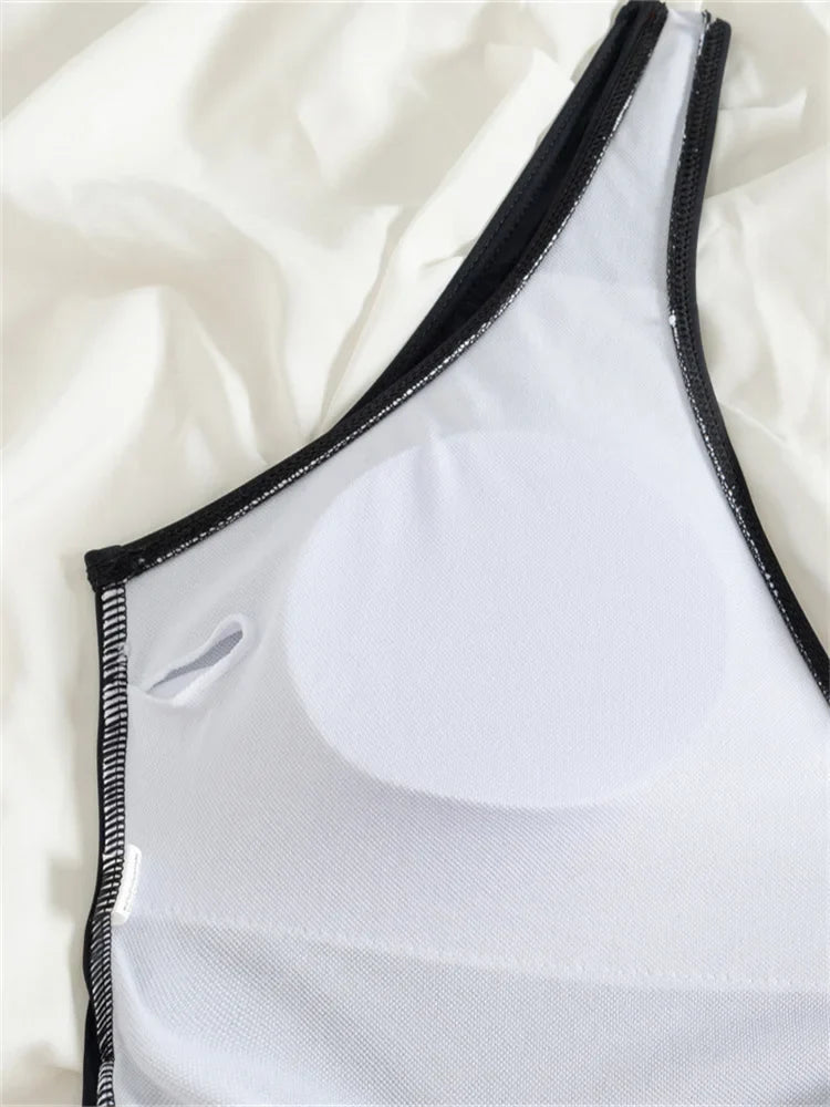 One Piece Women Hollow Out Swimwear New Solid V Neck Swimsuit Sexy Monokini Bodysuit Bathing Suit Female Summer Beach Wear