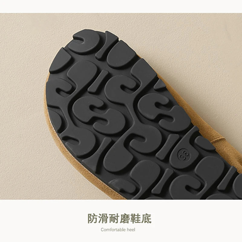 New spring women's outdoor shoes Mules Slippers Ladies' casual flat shoes Work shoes Boat shoes Large sizes 41-43