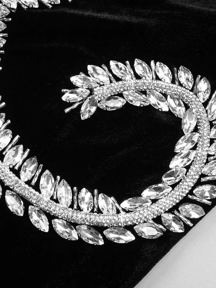 Chic And Elegant Dress Women Party Wear Long Sleeve With Gloves Luxury Crystal Design Velvet Mini Feather Dress