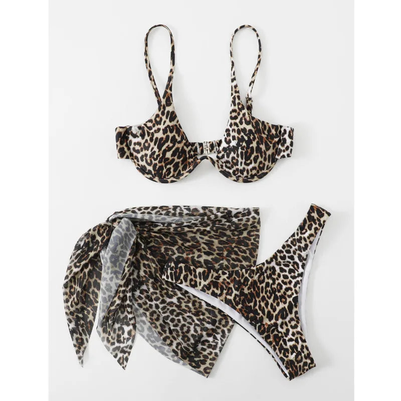 Sexy Bikinis Female Swimsuits Women's Three-Piece Swimwear Beach Swim Wear Bathing Suits Brazilian Bikini Set Pool Bather