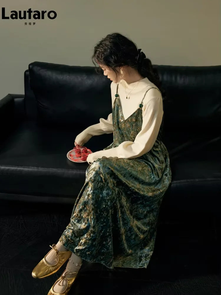 Lautaro Summer Long Evening Colorful Soft Stretchy Velvet Dresses Woman Backless Elegant Luxury Prom Spaghetti Strap Dress 2025