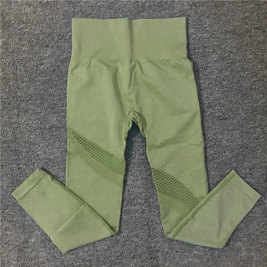 1/2Pcs Seamless Yoga Set Women Gym Sportswear Outfit Yoga Pant Leggings One Shoulder Sports Bra Workout Cloth Tracksuit army pant