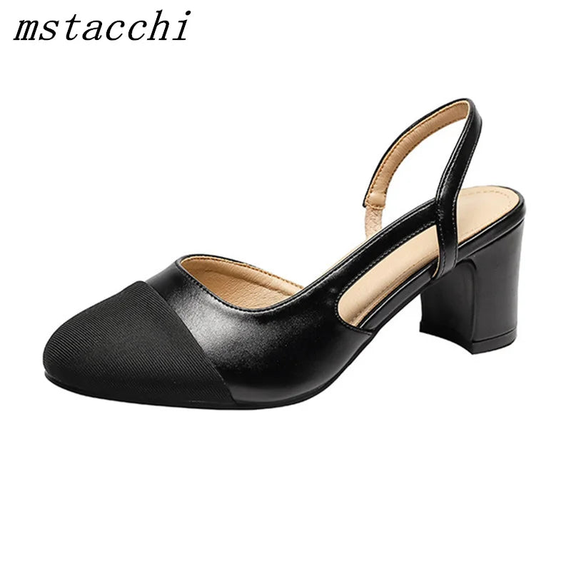 All-match Flat Shoes Women Sandals Non-Slip Soft Leisure Shoes Mixed Colors Comfort Low Heel Femme Thick Bottom Designer Shoes black 6cm