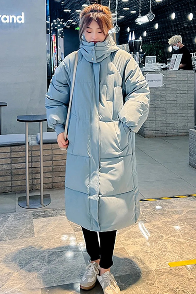 Winter and Autumn Women White Duck Down Hoodies Puffer Jackets Coats Warm Windproof Black White Coats