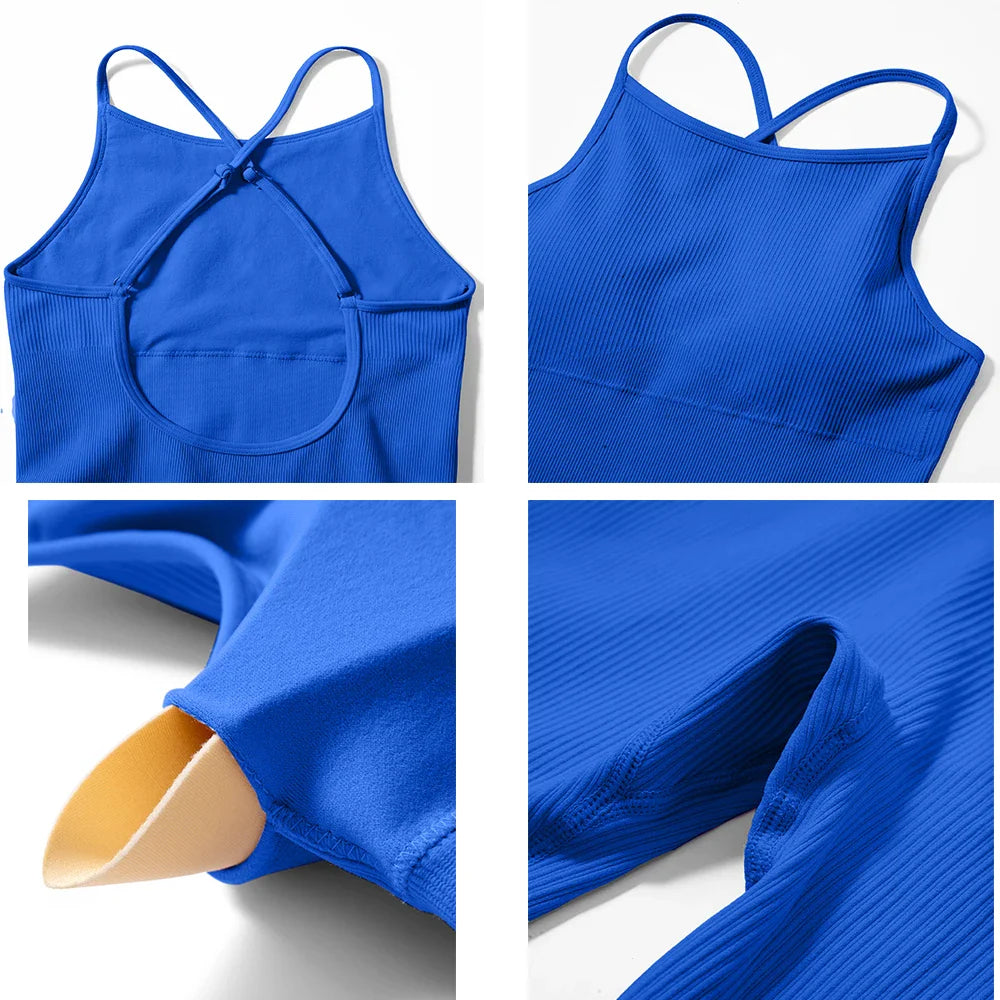 Bodycon Jumpsuits Women Sportwear Casual Streetwear Fitness Outfit Gym Clothings Rompers Overalls Playsuits Bodysuit Female