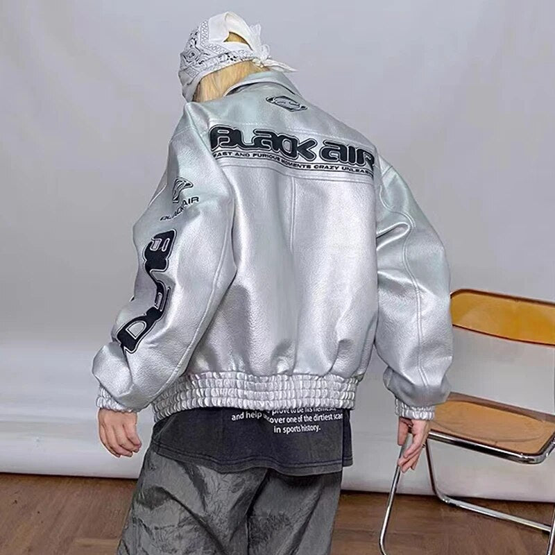 YICIYA leather jacket racing women coat bomber Korean fashion Hiphop vintage winter Jackets new outfits clothing 2024 coats top