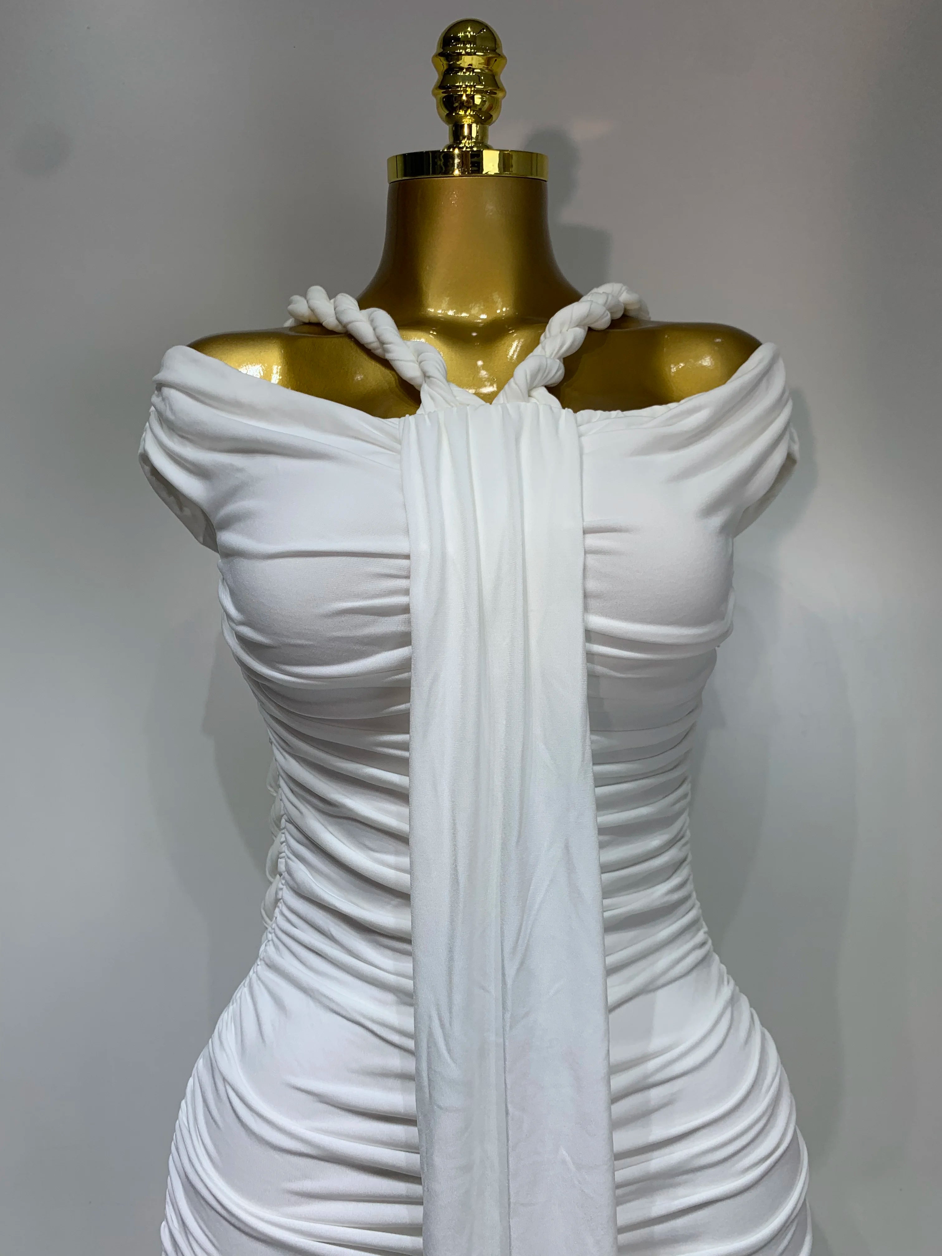 2025 White Women Sexy Off Shoulder Bodycon Mesh Long Dress Nightclub Party Evening Fashion Birthday Dress Vestido