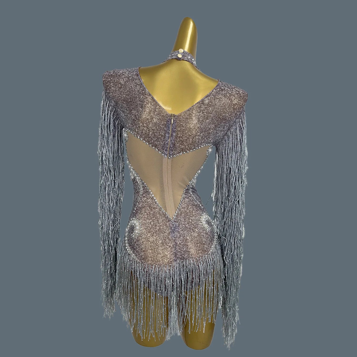 Sparkly Diamonds Pearls Celebrity Bodysuit Women Sexy Performance Dance Costume Singer Show Stage Wear Nightclub Outfit Yanhui