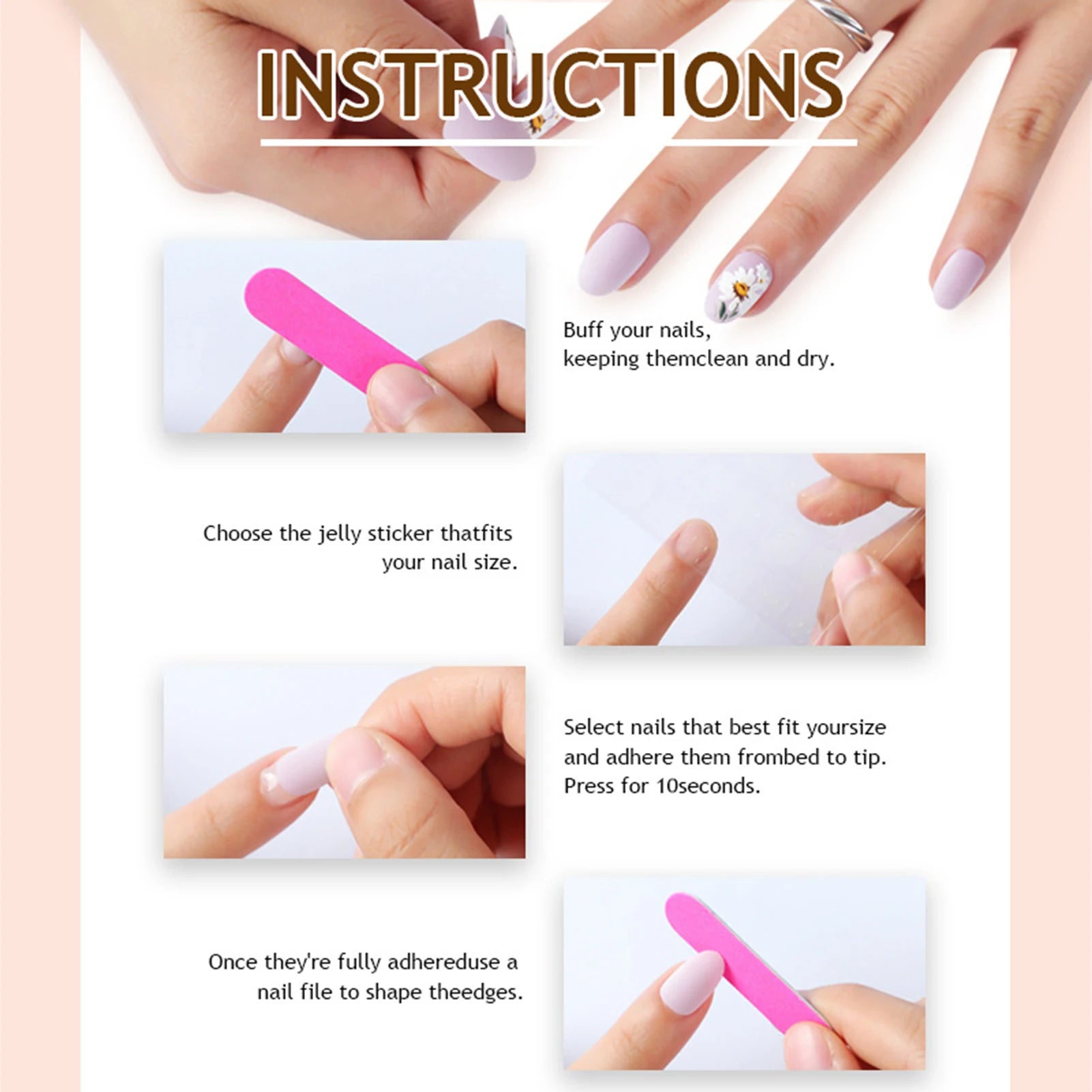 Christmas Party Almond Fake Nails 24Pcs Glossy Sequins Press On Nails Xmas Tree/Deer/Snowflake Printed Stick-on False Nails Art