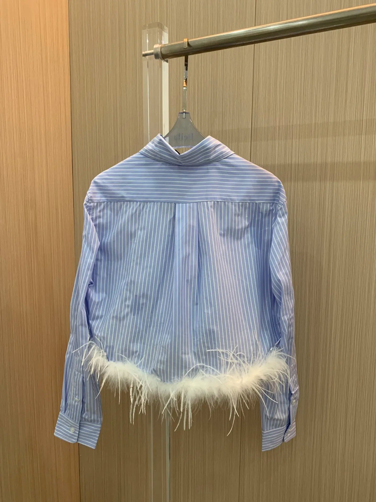 Spring Summer Women's Shirt Striped Top LL19662 1