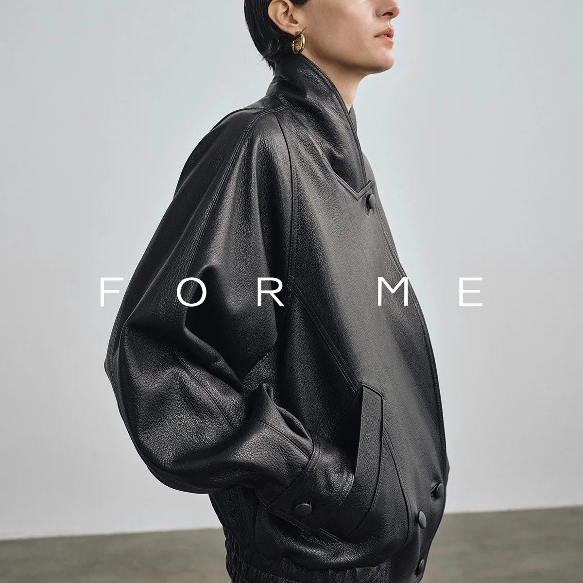 Lautaro Spring Autumn Cool Brown Pu Leather Jacket Women Long Sleeve Double Breasted Luxury Designer American Retro Clothing Black