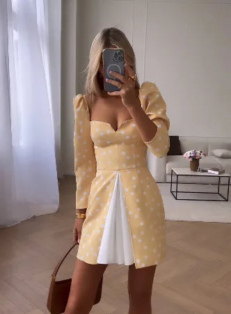 Women Maxi Dress Summer Fashion Casual V Neck Sling Nipped Waist Slits Loose Elegant Beach Sexy High Street Wear 1