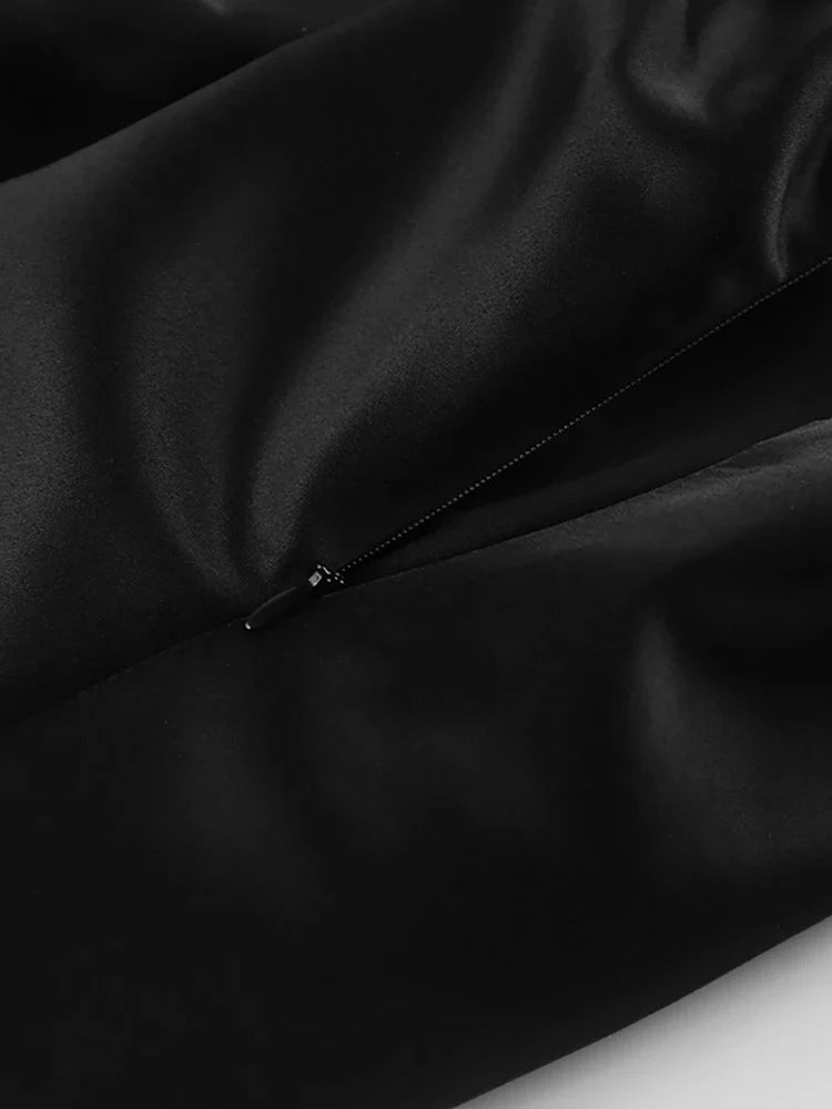 Mnealways18 Elegant Women White Ball Gown Skirts Chic Women Party High Waist Midi Skirts Spring Pleated Long Skirts Female